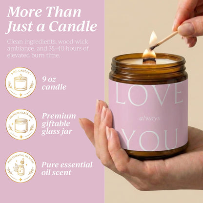 Love You Jar Candle