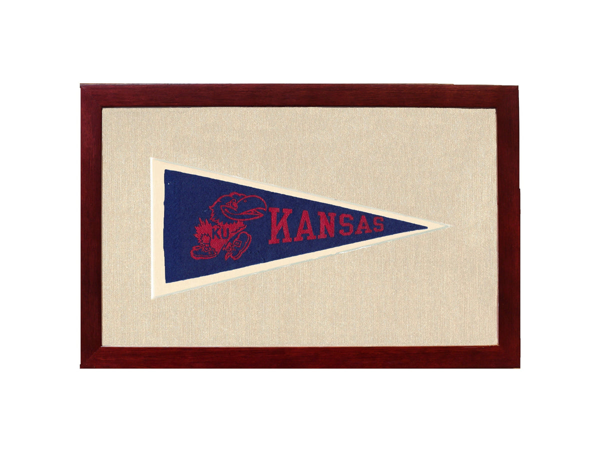 Americana Memories Vintage Pennants and Memorabilia Vintage University of Kansas Pennant
