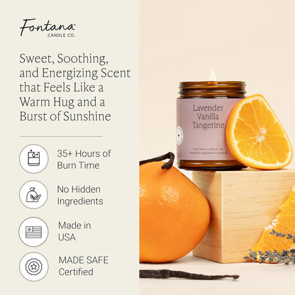 Lavender Vanilla Tangerine Jar Candle