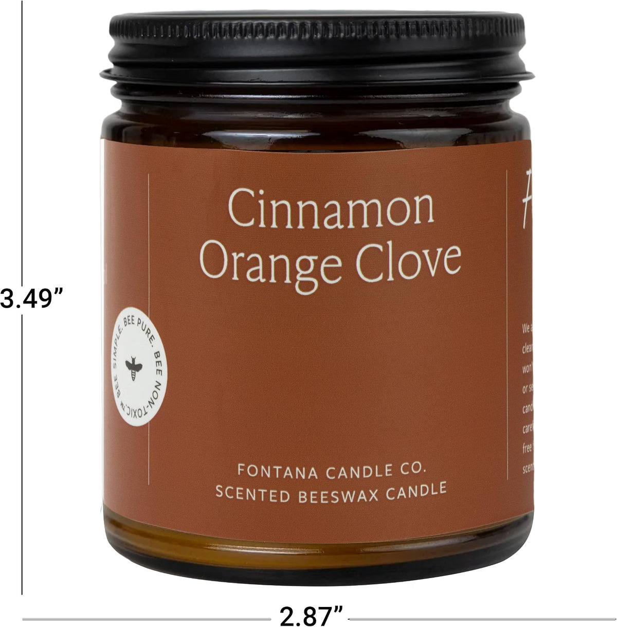 Cinnamon Orange Clove Jar Candle