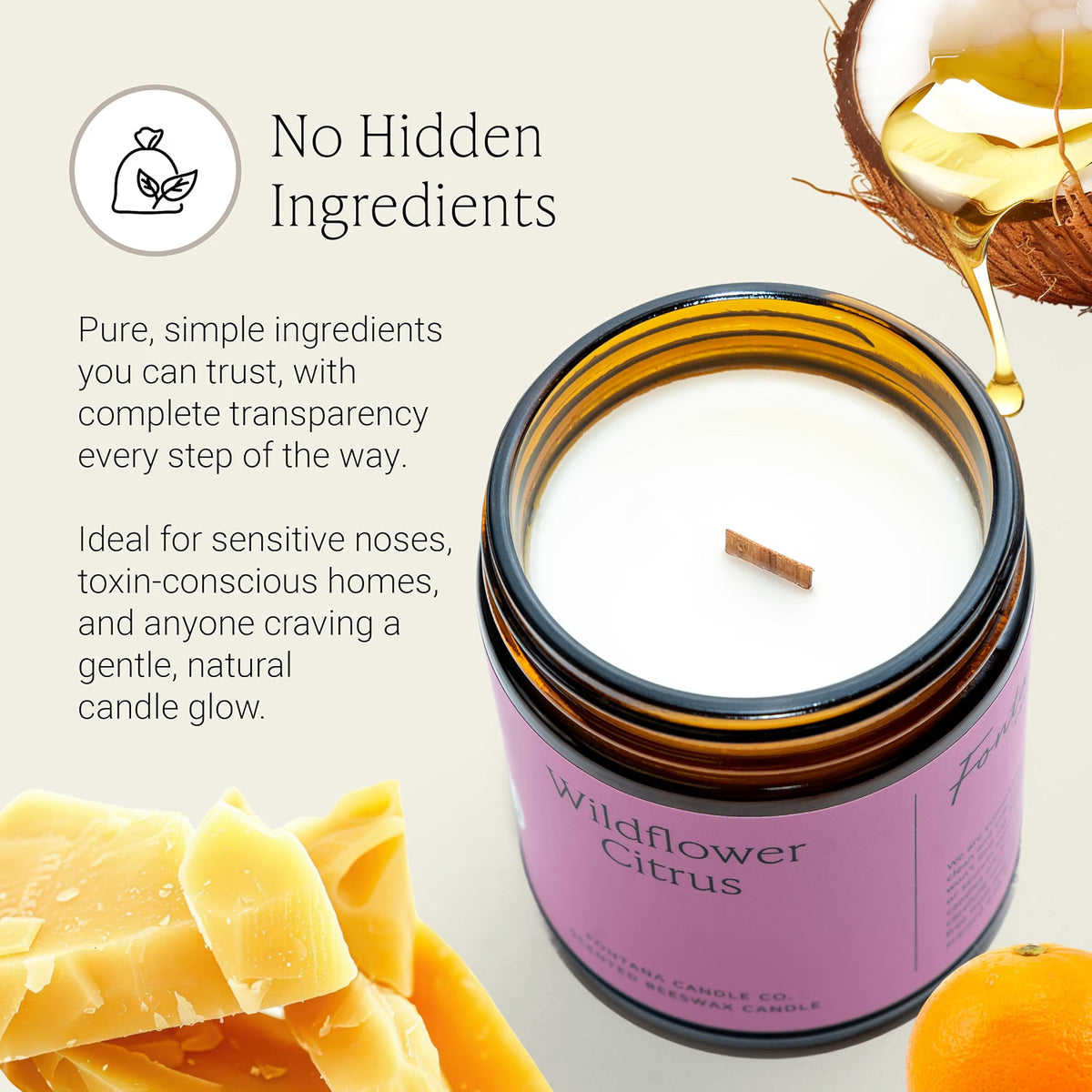 Wildflower Citrus Jar Candle