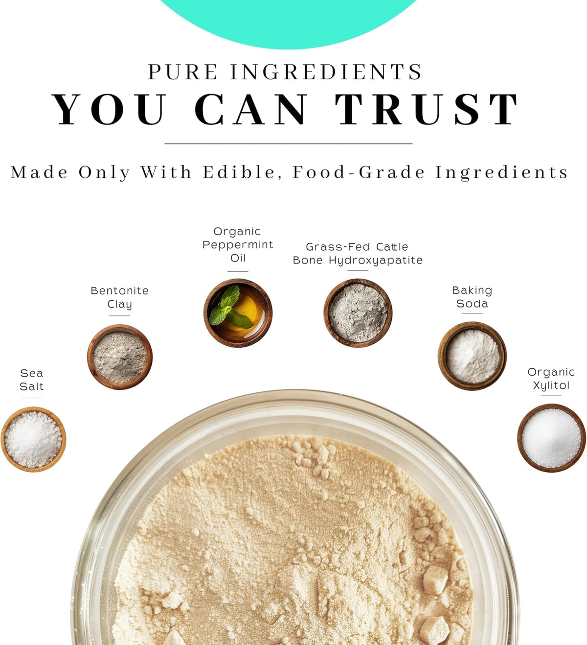 Miracle Tooth Powder - Mint-Bone 2 oz