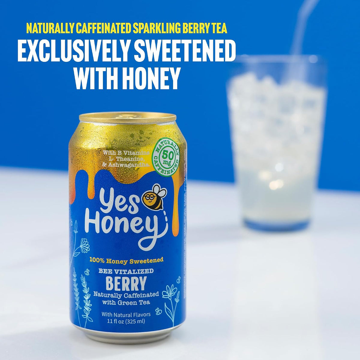 Bee Vitalized Sparkling Honey Sweetened Berry Tea