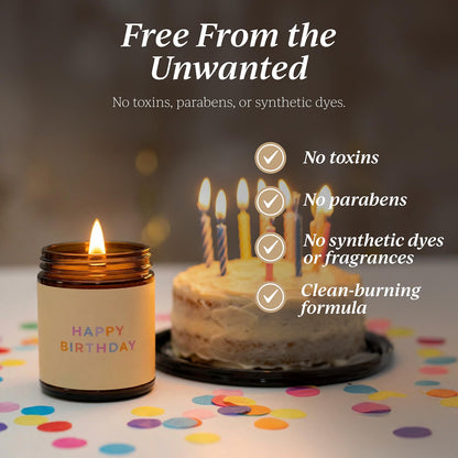 Happy Birthday Jar Candle
