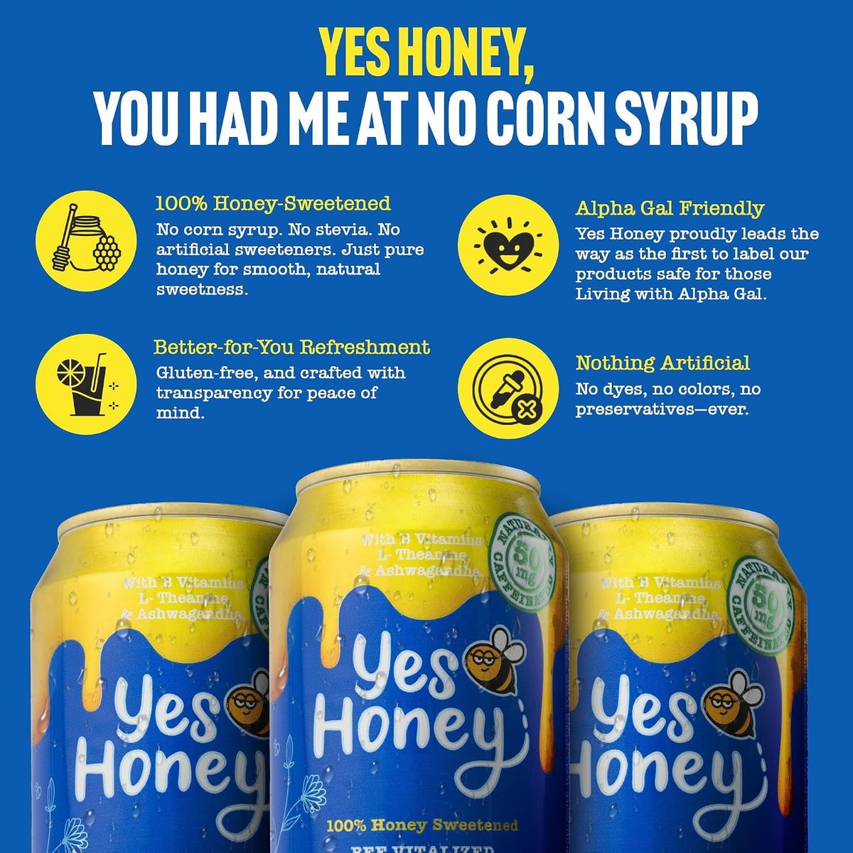 Bee Vitalized Sparkling Honey Sweetened Berry Tea