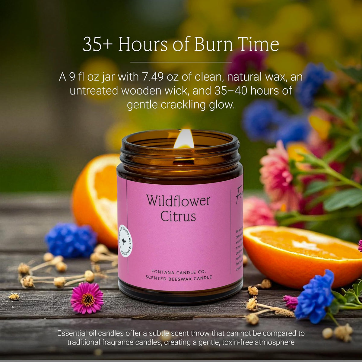 Wildflower Citrus Jar Candle