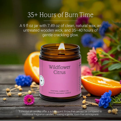 Wildflower Citrus Jar Candle