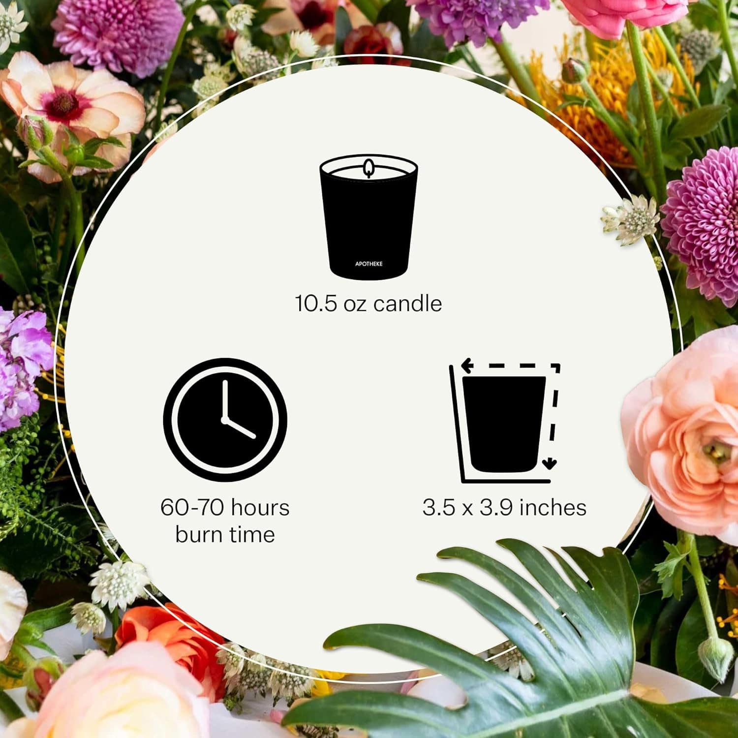 APOTHEKE Classic Candles Bergamot Tangerine Classic Candle
