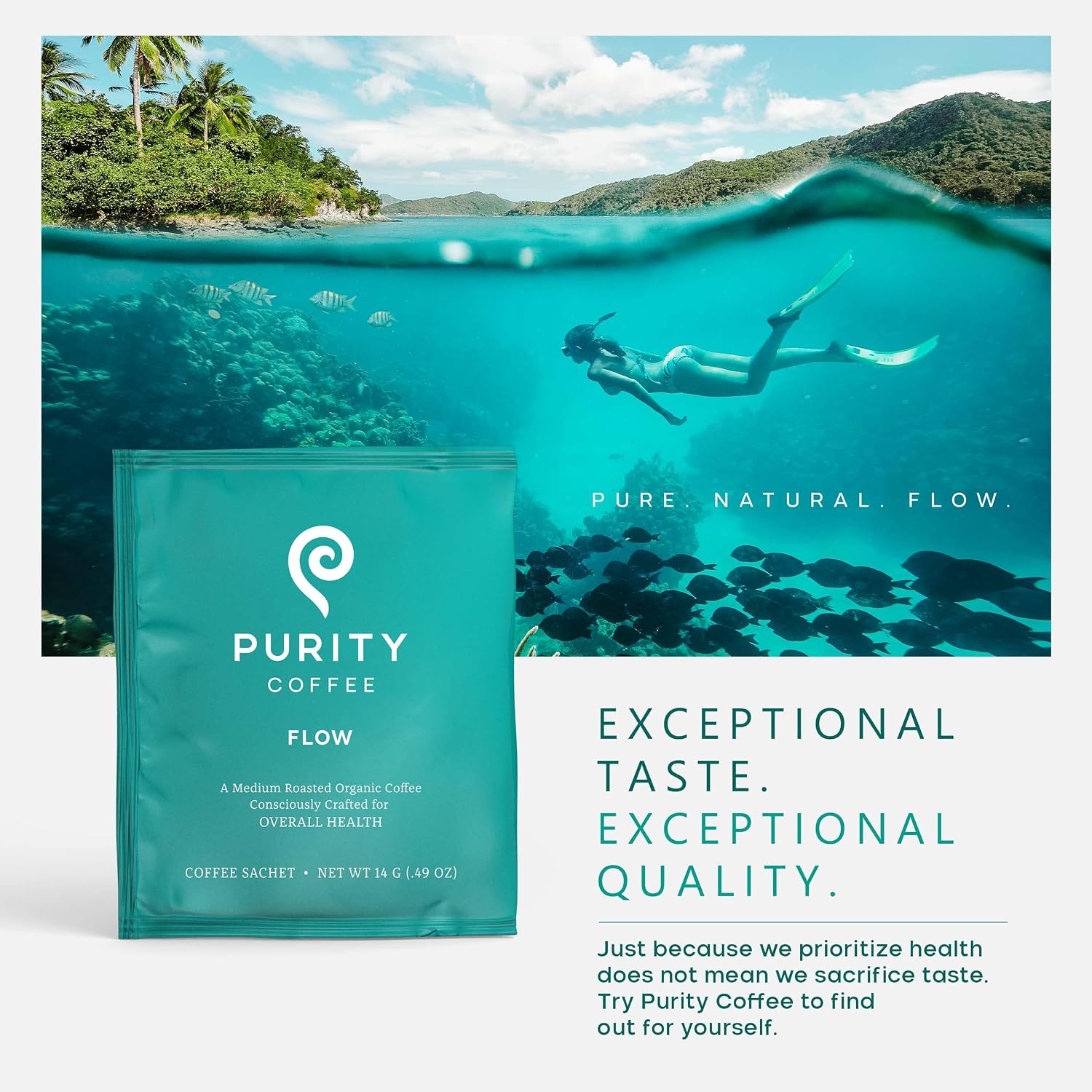 FLOW: Original Medium Roast Single-Serve Pocket Purity™