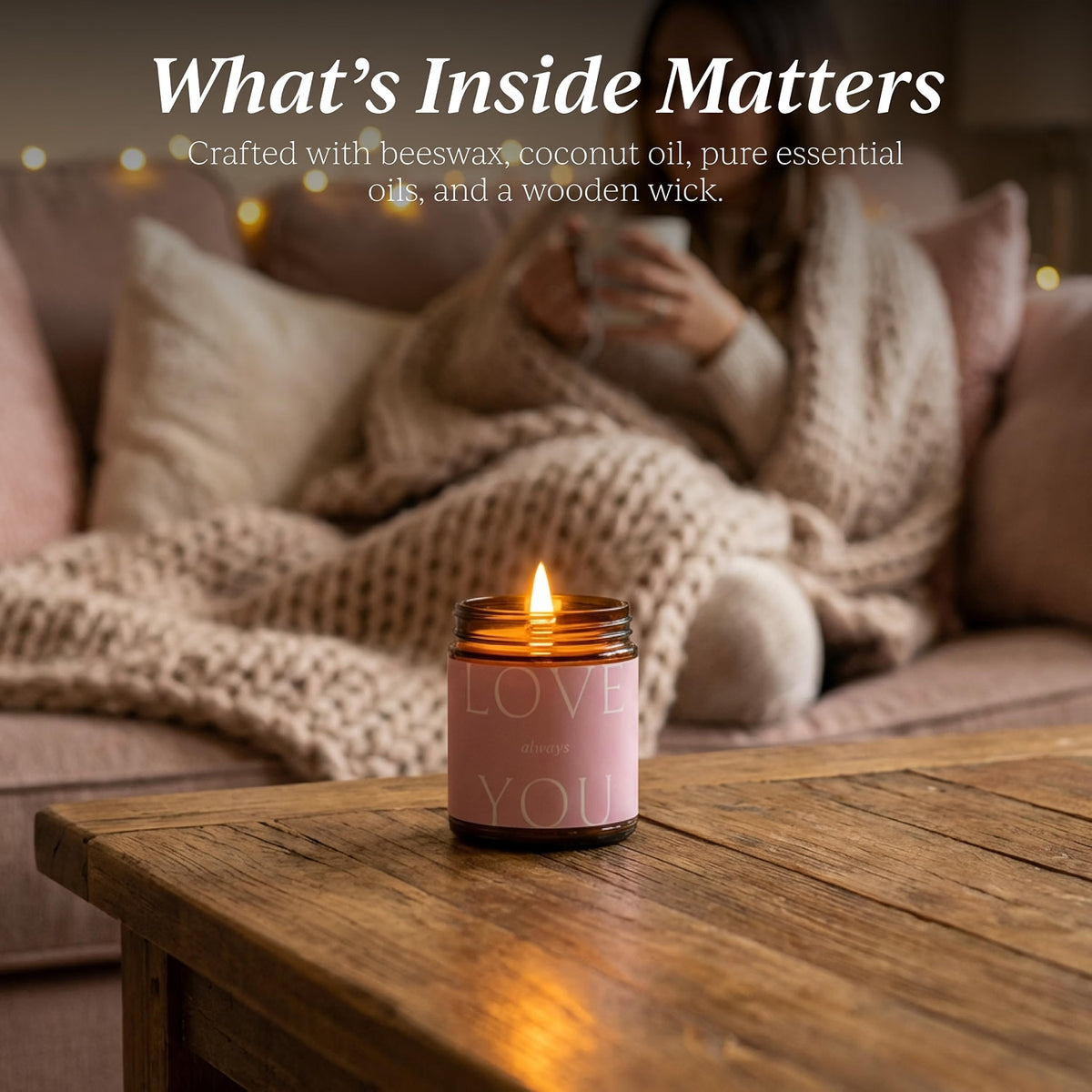 Love You Jar Candle