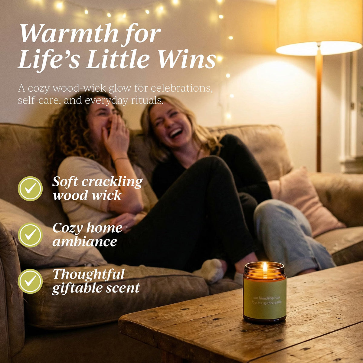 Low Tox Friendship Jar Candle