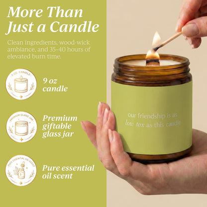 Low Tox Friendship Jar Candle