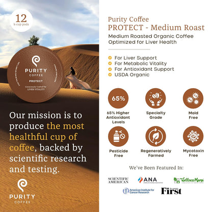 PROTECT: Light-Medium Roast Single-Serve Purity Pods™