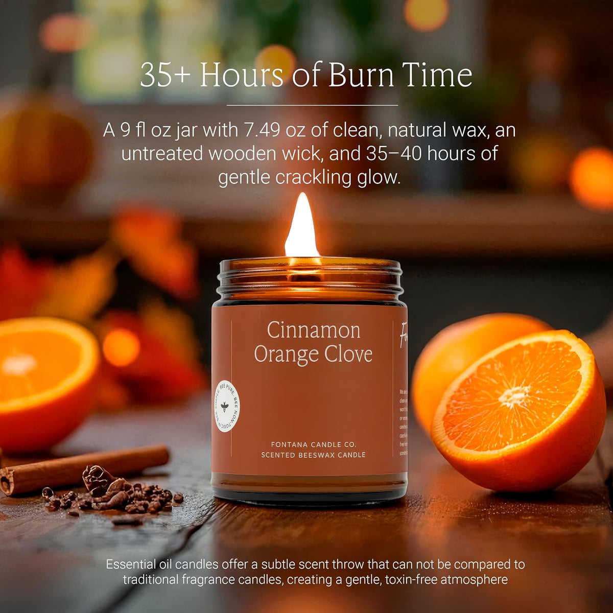 Cinnamon Orange Clove Jar Candle
