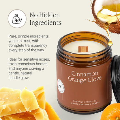 Cinnamon Orange Clove Jar Candle