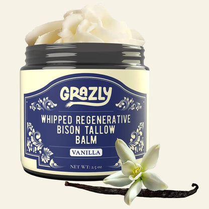 Whipped Bison Tallow &amp; Manuka Honey Moisturizing Balm