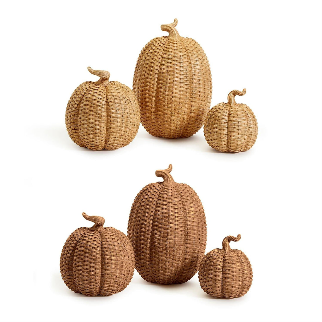 Basket Weave Pumpkins - My American Goods