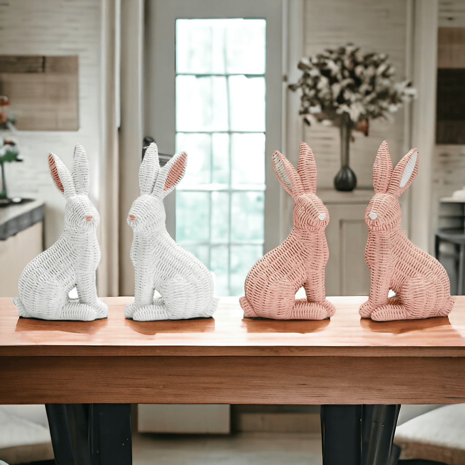 Gia Roma Easter Decorations Basket Weave Bunny