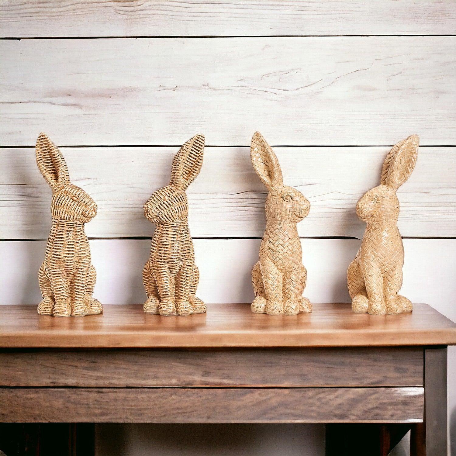 Gia Roma Easter Decorations Basket Weave Bunny