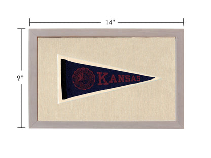 Americana Memories Vintage Pennants and Memorabilia Vintage University of Kansas Pennant