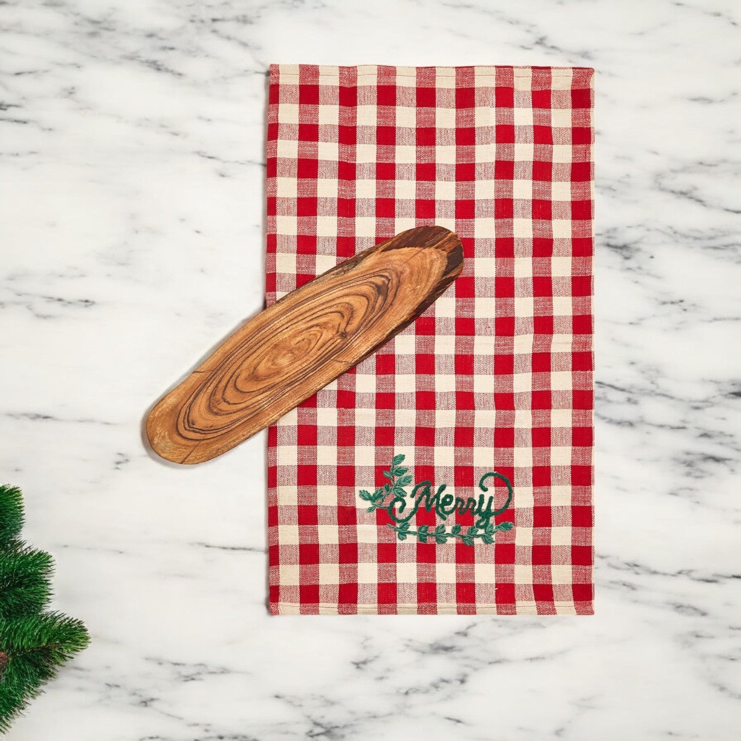 Holiday Charcuterie &amp; Tartan Towel Set - My American Goods