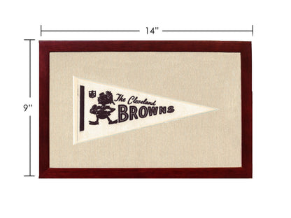 Americana Memories Vintage Pennants and Memorabilia Vintage Cleveland Browns Pennant