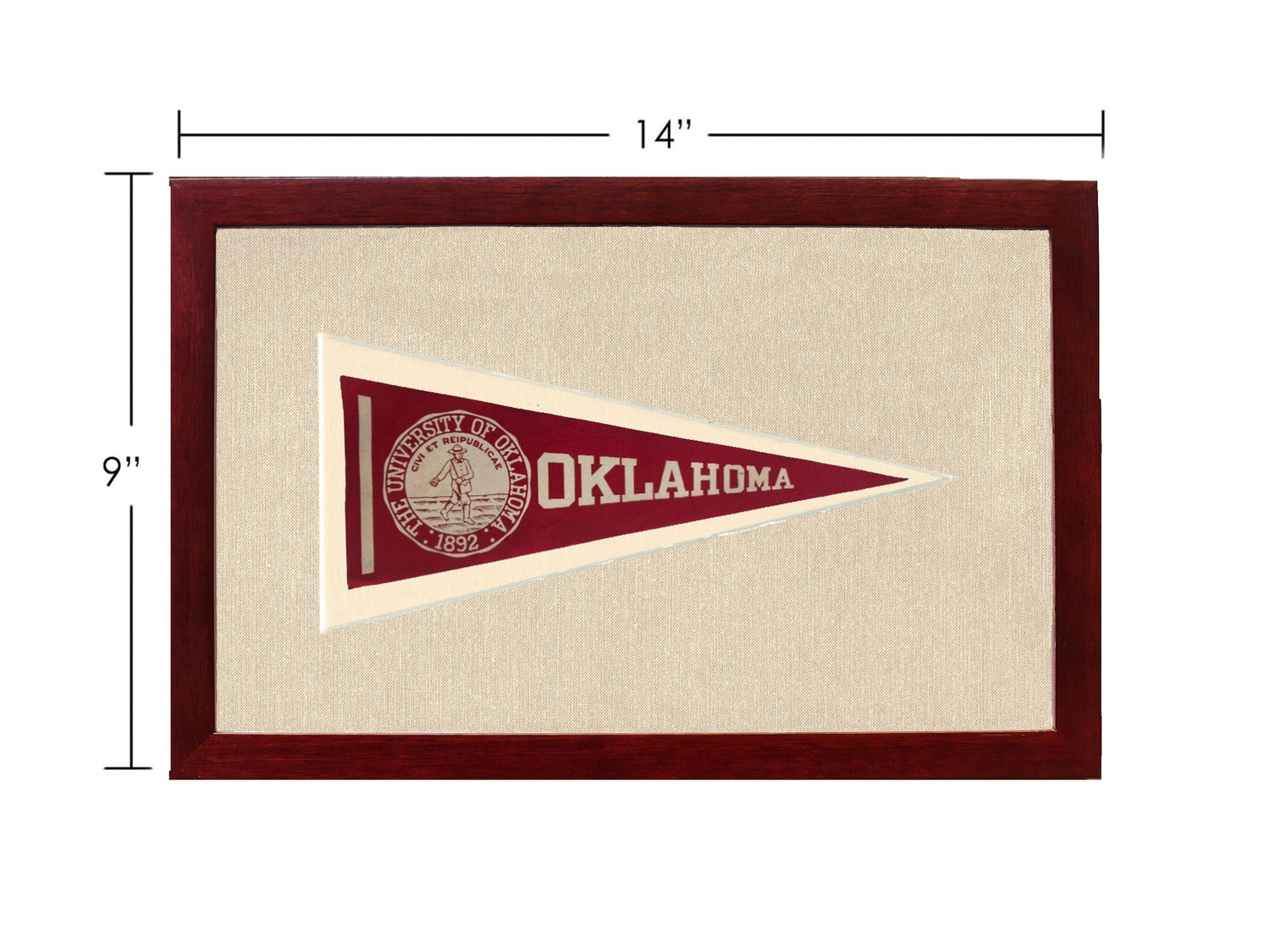 Americana Memories Vintage Pennants and Memorabilia Vintage University of Oklahoma Pennant
