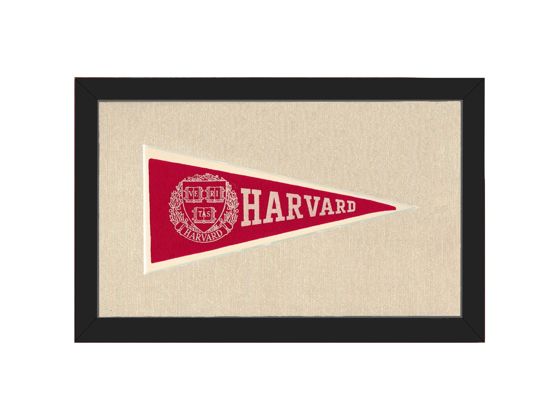 Americana Memories Vintage Pennants and Memorabilia Vintage Harvard Pennant