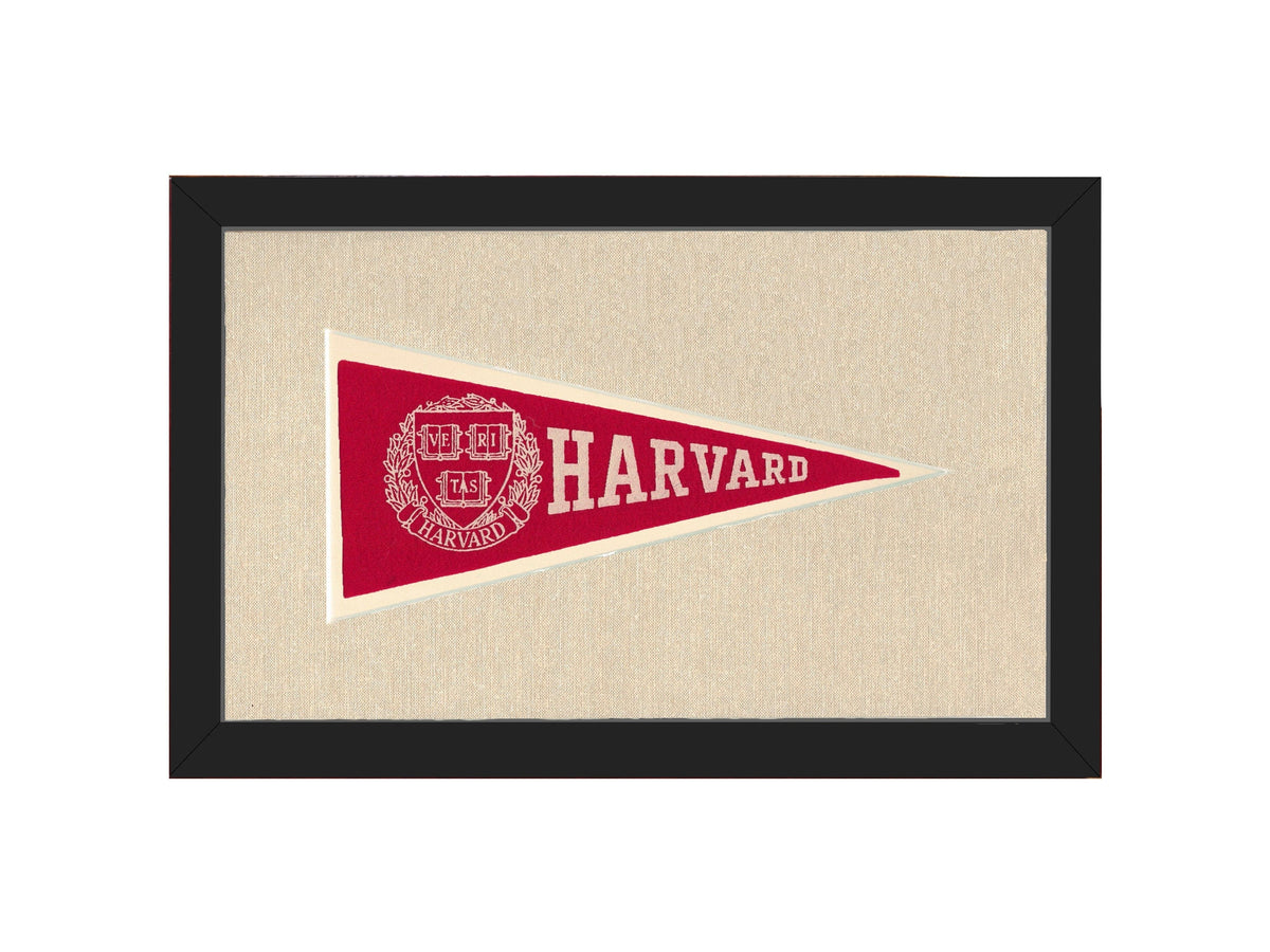 Americana Memories Vintage Pennants and Memorabilia Vintage Harvard Pennant