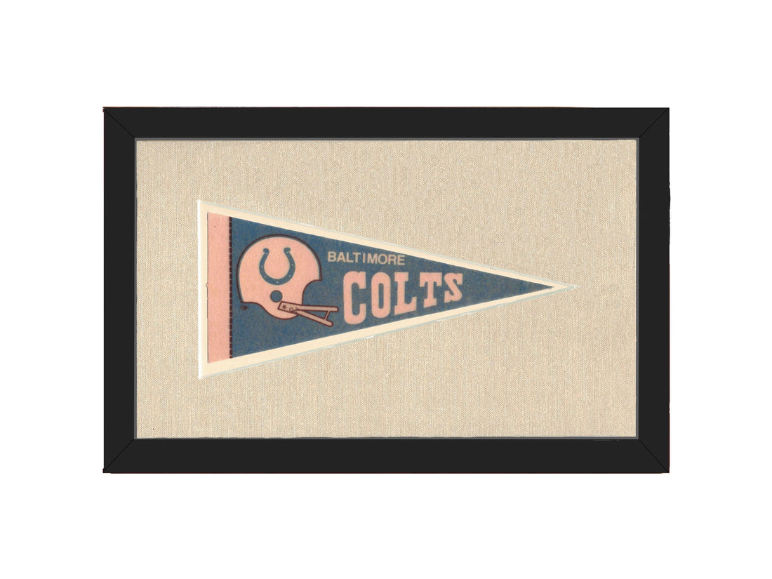 Americana Memories Vintage Pennants and Memorabilia Vintage Baltimore Colts Pennant