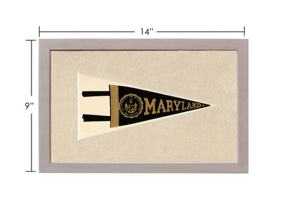 Vintage University of Maryland Pennant