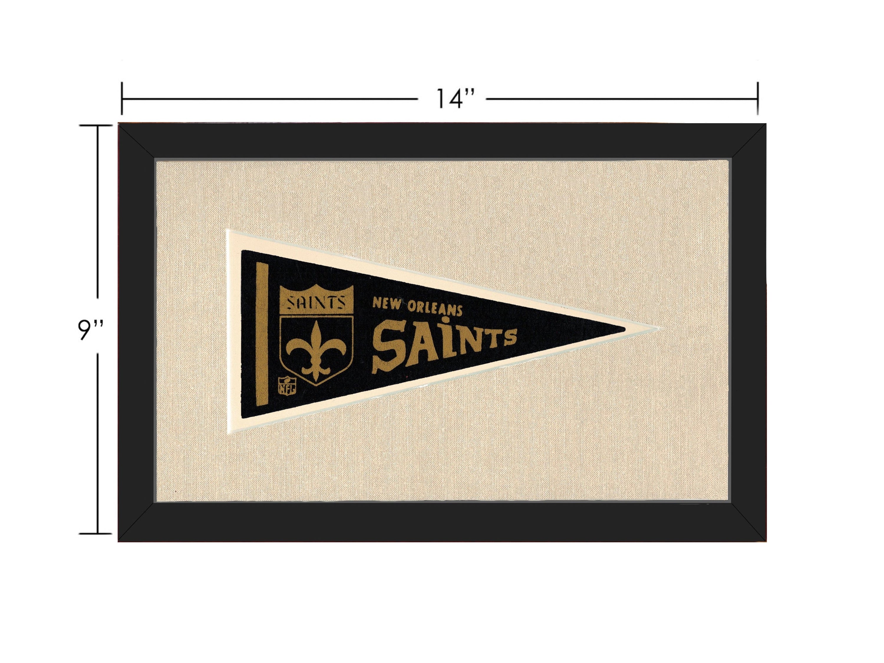 Americana Memories Vintage Pennants and Memorabilia Vintage New Orleans Saints Pennant