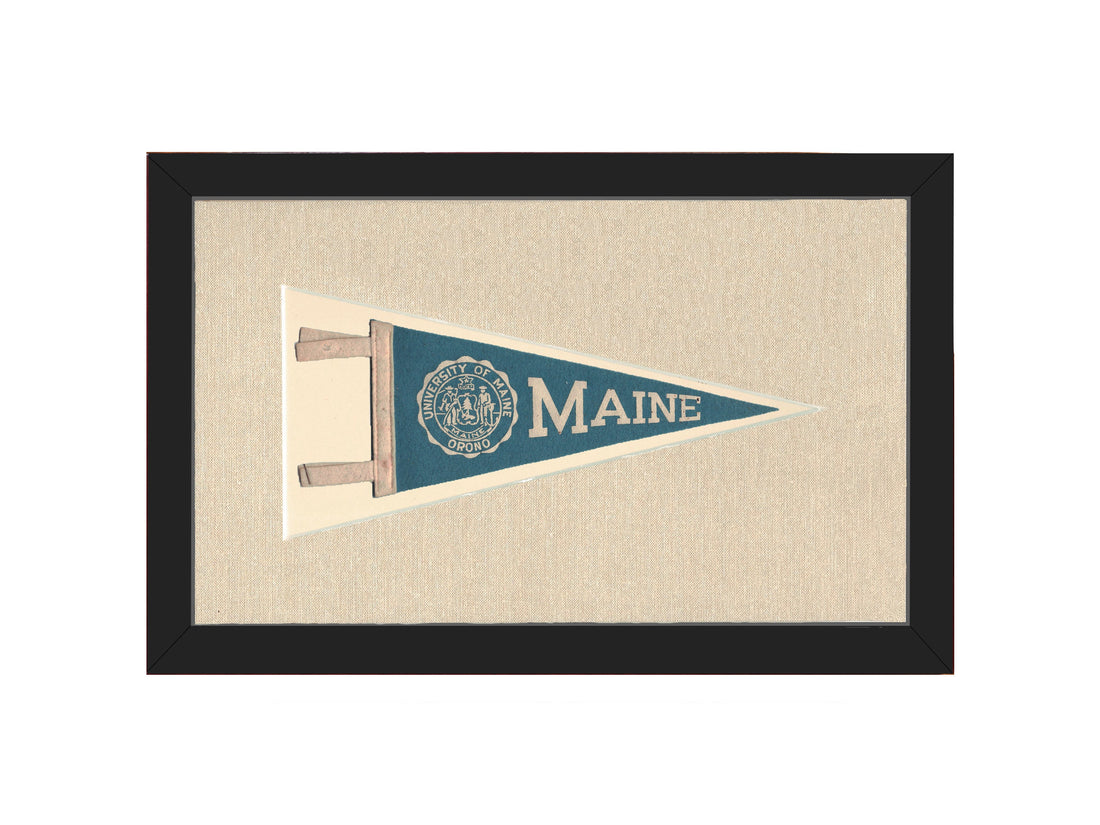 Vintage University of Maine Pennant