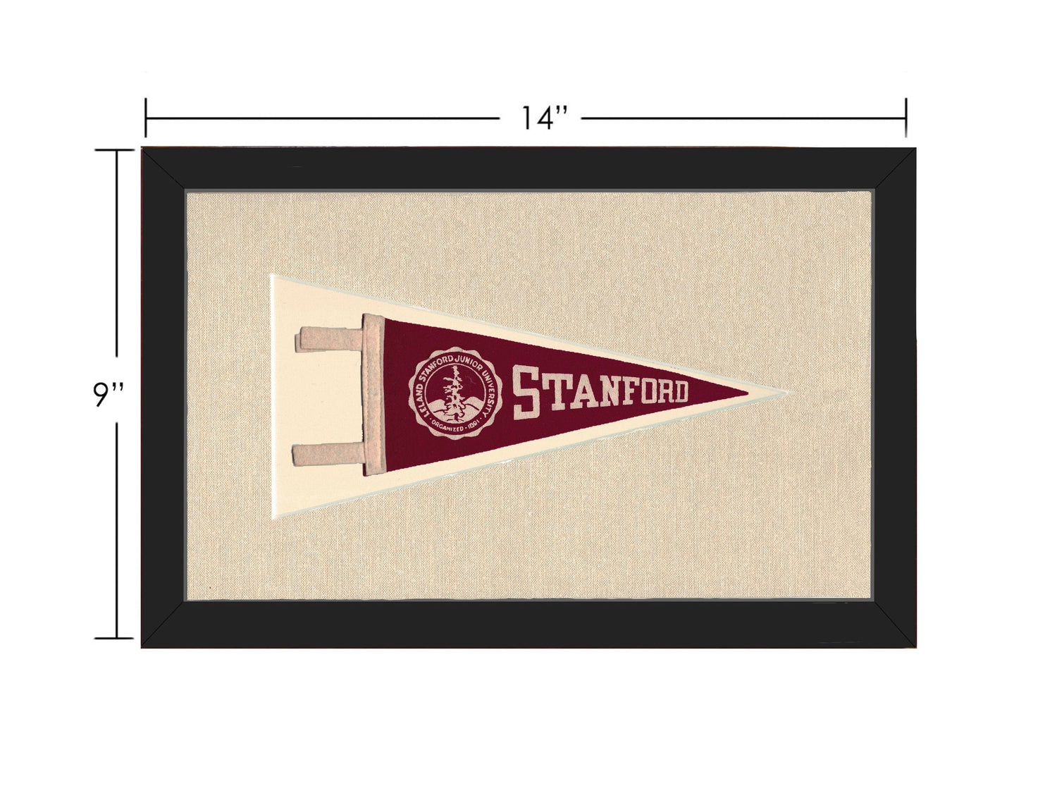 Americana Memories Vintage Pennants and Memorabilia Vintage Stanford University Pennant