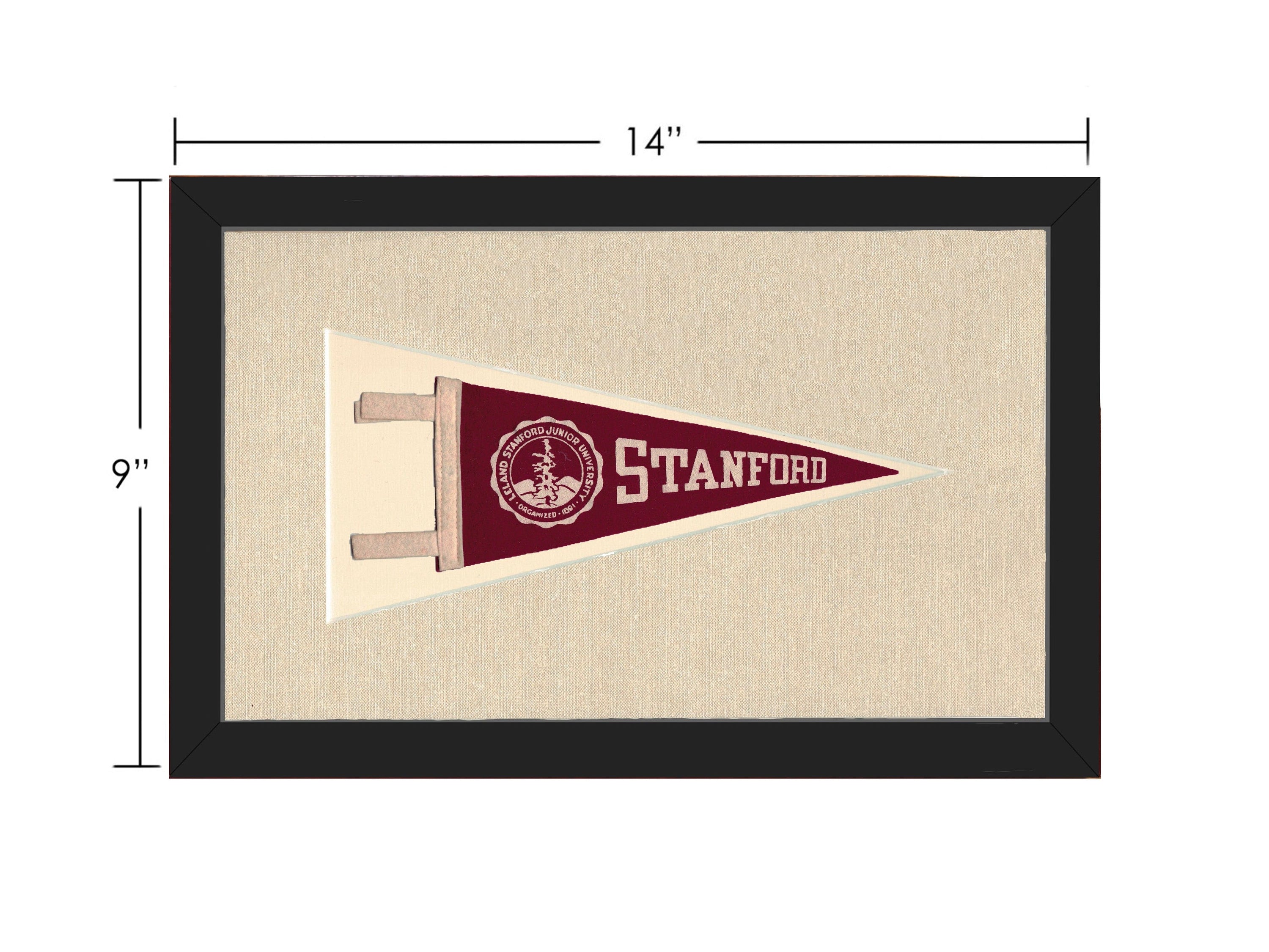 Americana Memories Vintage Pennants and Memorabilia Vintage Stanford University Pennant