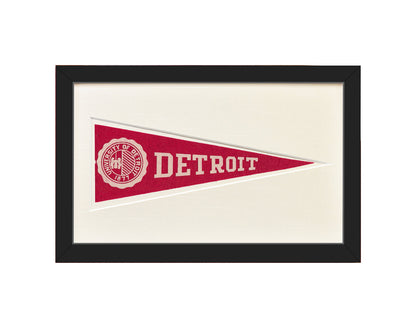 Vintage Detroit University Hormel Pennant
