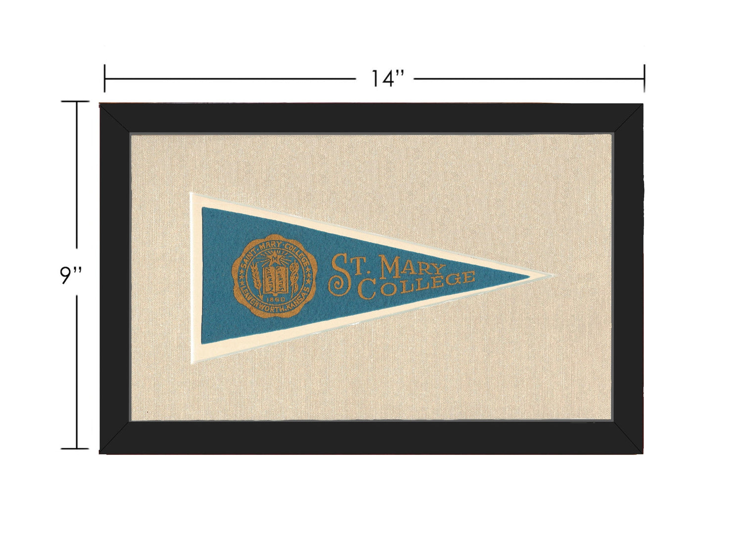 Americana Memories Vintage Pennants and Memorabilia Vintage St Mary College Pennant