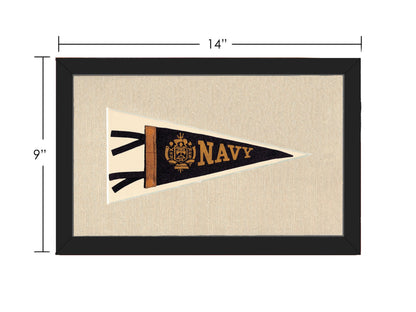 Americana Memories Vintage Pennants and Memorabilia Vintage Navy Pennant
