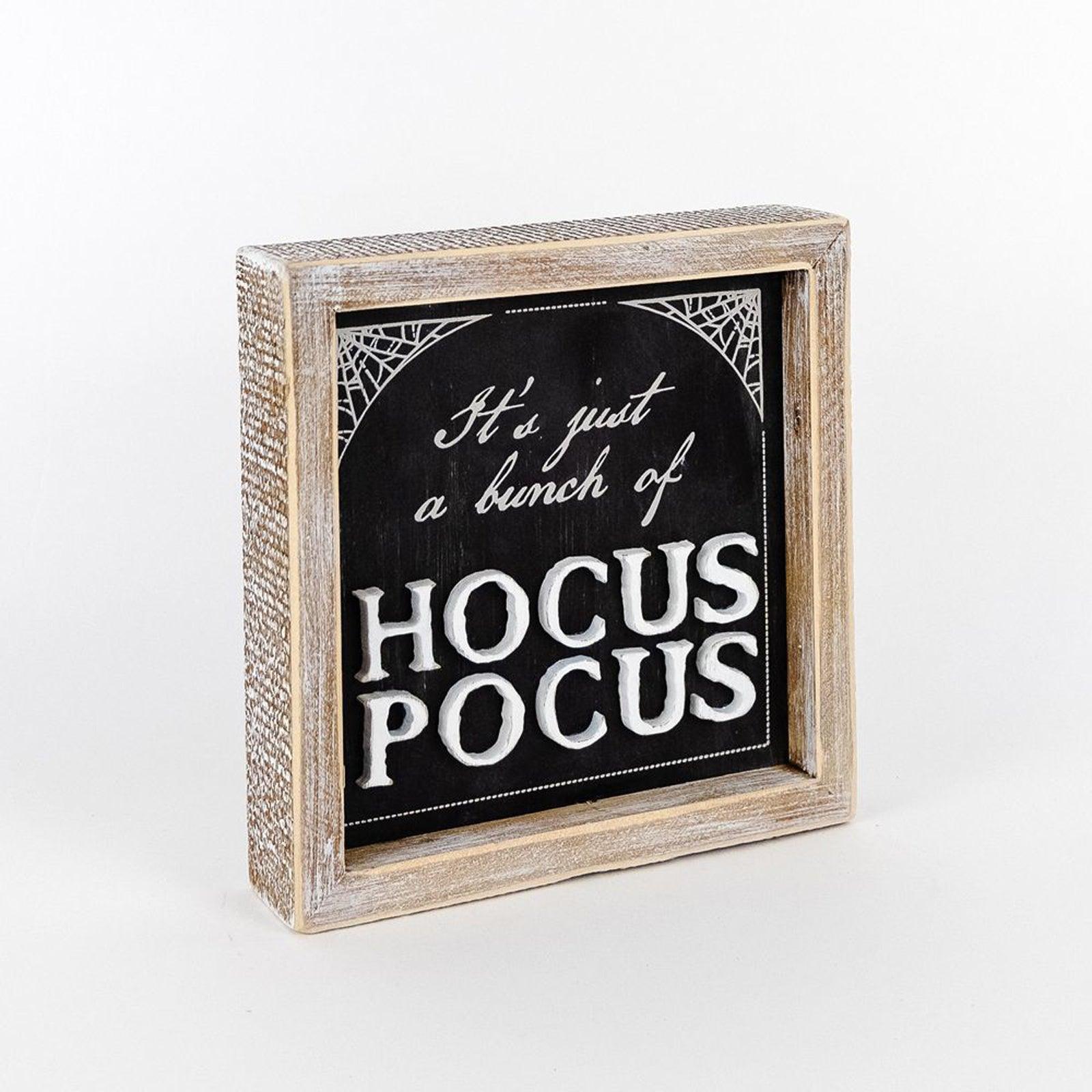 Gia Roma Halloween Sign Hocus Pocus 3D + Double Sided