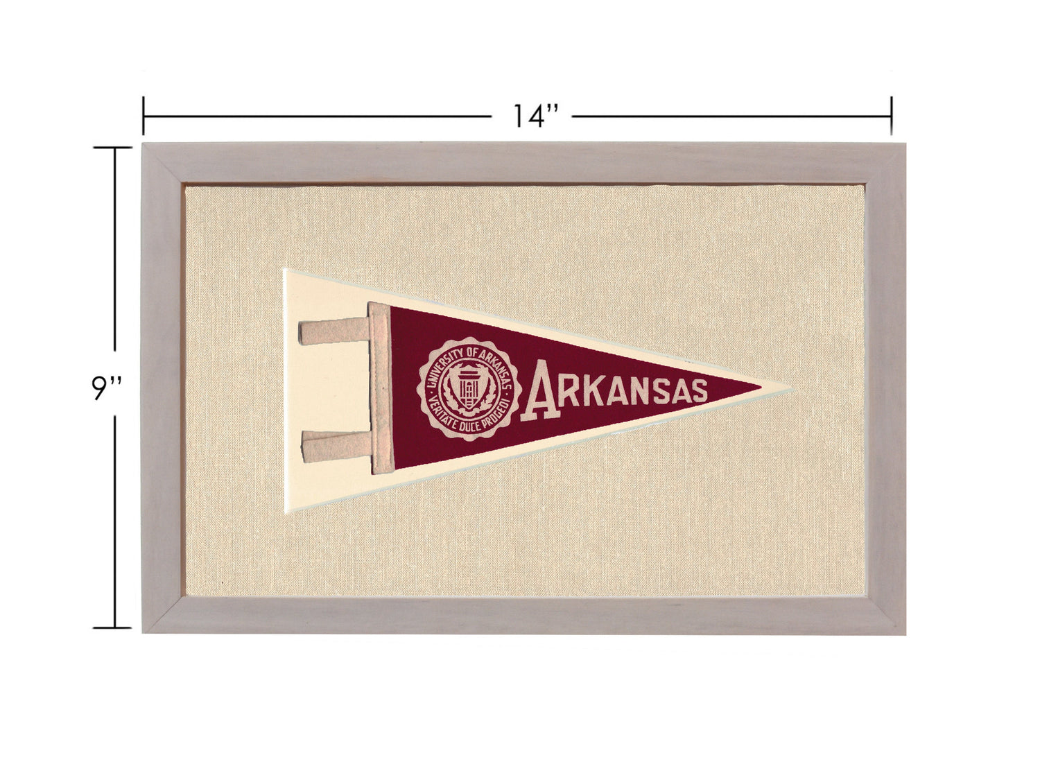Vintage University of Arkansas Pennant