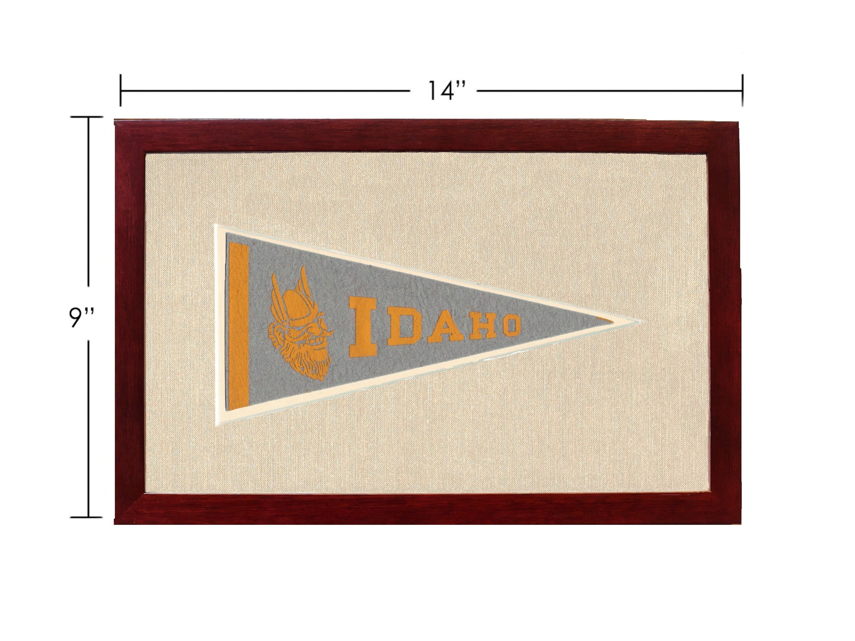 Americana Memories Vintage Pennants and Memorabilia Vintage University of Idaho Pennant