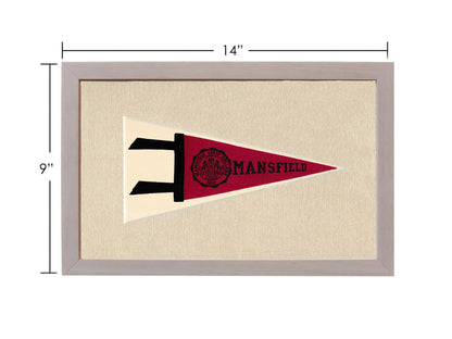 Vintage Mansfield State College Pennant