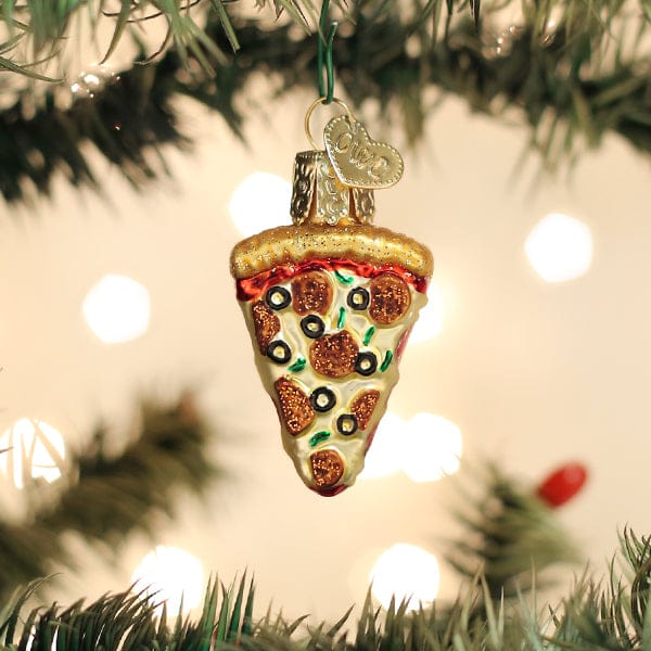 Old World Christmas 2 X 1.25 X 1.25 / 87004 Mini Pizza Slice Ornament