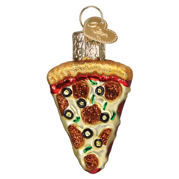 Old World Christmas 2 X 1.25 X 1.25 / 87004 Mini Pizza Slice Ornament