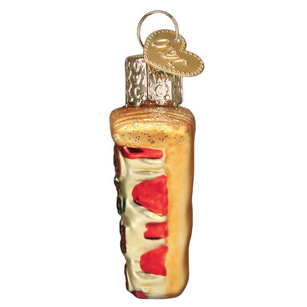Old World Christmas 2 X 1.25 X 1.25 / 87004 Mini Pizza Slice Ornament