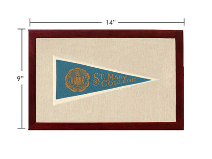 Americana Memories Vintage Pennants and Memorabilia Vintage St Mary College Pennant