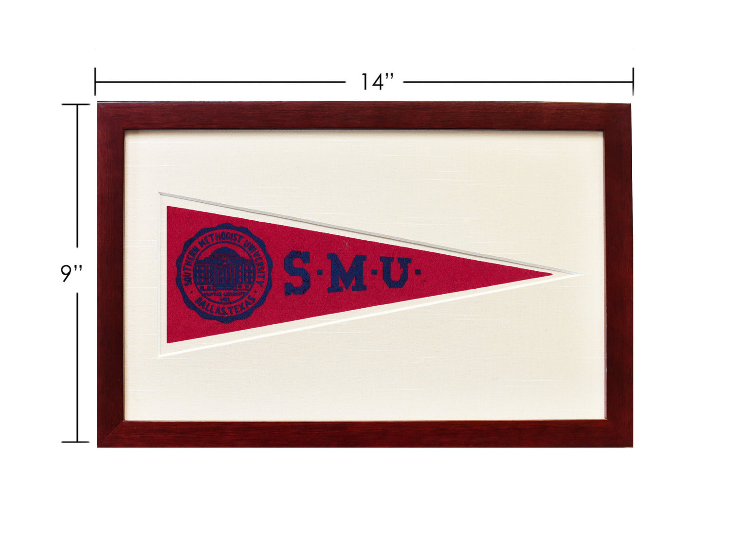 Vintage Southern Methodist University Hormel Pennant