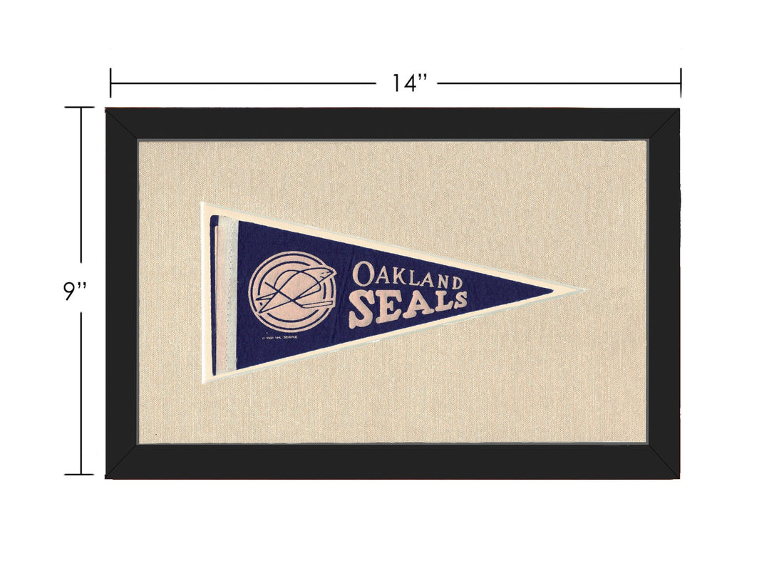 Americana Memories Vintage Pennants and Memorabilia Vintage Oakland Seals Pennant