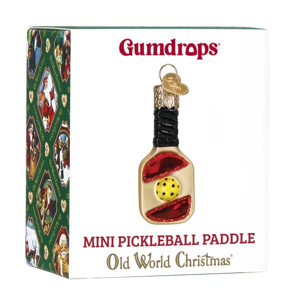Old World Christmas 2.5 X 1 X 0.75 / 88509 Mini Pickleball Paddle Ornament