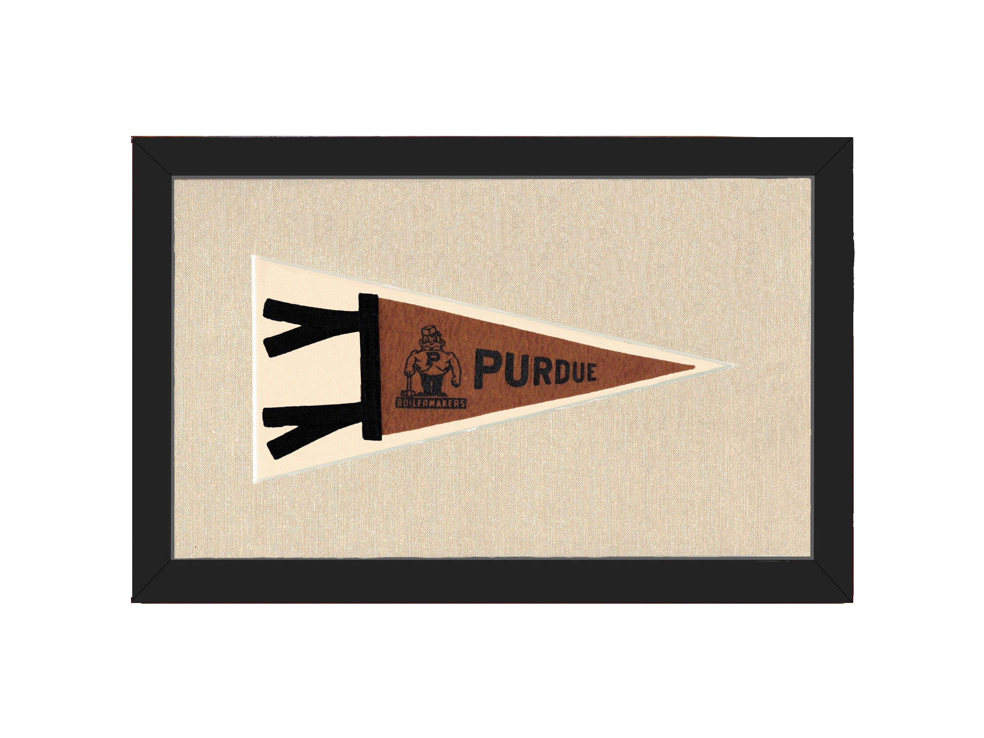 Americana Memories Vintage Pennants and Memorabilia Vintage Purdue Pennant